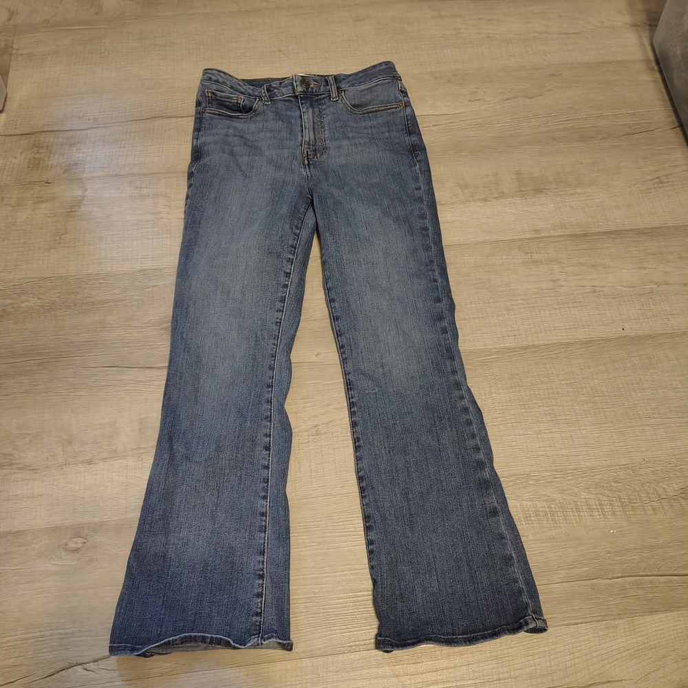 FRAME Le Mini Boot Jeans Disarm Blue Stretch Bootcut Denim Size 26 OPLCMB291